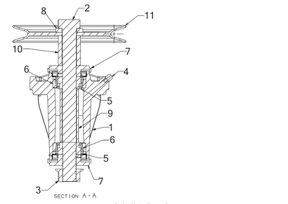 Spindle Diagram and Parts List for Z-FORCESZ60KH (17BSDGHD010)(2018) Cub Cadet Lawn Tractor